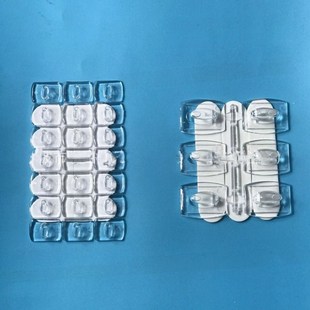 10/20Pcs Wall Hooks Removable Transparent Seemless Hook Rack