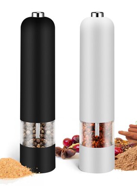 Electric Pepper Grinder Salt Spice Herbal Containers With LE