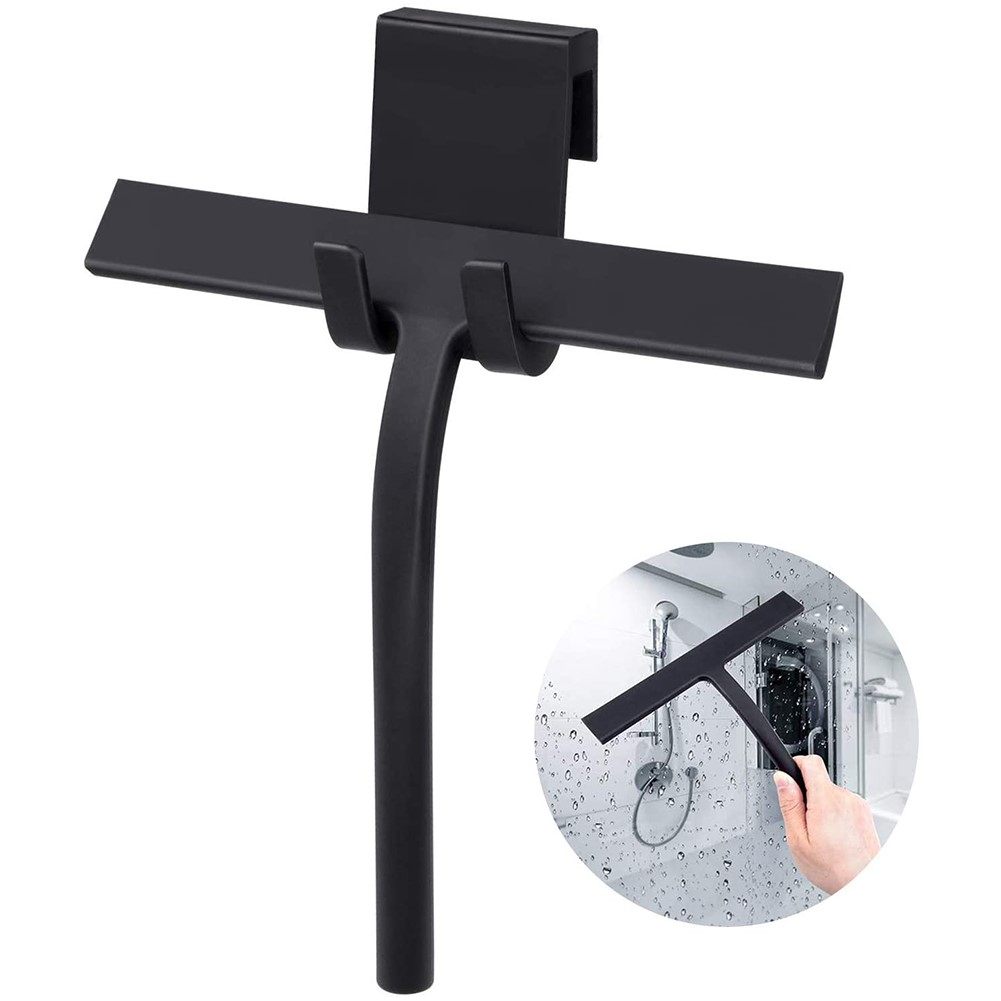 shower squeegee window glass wiper scraper cleaner with sili