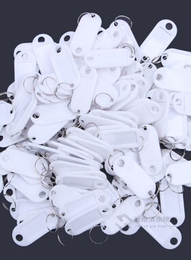 Key Ring Tags(100pcs white)