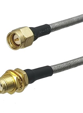 SMA Male Plug to SMA Female jack Bulkhead Connector RG402 0