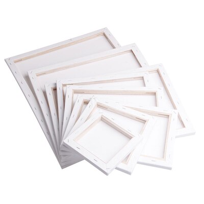 White Blank Square Artist Canvas Wooden Board Frame For Prim