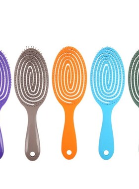 Paddle Hair Brushes Hollow Out Wet Dry Detangling Scalp Mass