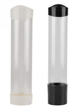 60-80 Cups Paper Cup Holder Plastic Cups Dispenser One Butto