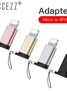 Micro To Lighting USB Adapter For Iphone X XR XS Max 8 7 6S