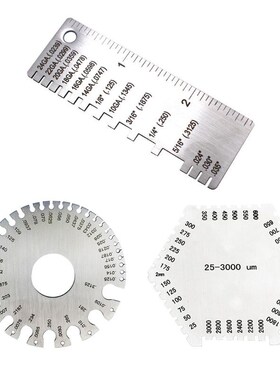 Wire Gauge Sheet Thickness Ruler Diameter Welding Gage Hexag