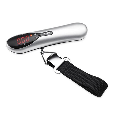 Hand Held Suitcase scales 50kg/110lb Pocket Mini Luggage Sca