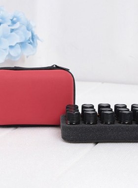 15Slots Essential Oil Bottle Holder Case PU Leather Containe