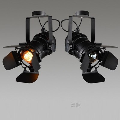 E27 Vintage Track Light Spotlight Rail Light LED Celling Tra