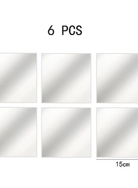 Bathroom Mirror Wall ers Decal 3D Self-adhesive Film Plastic