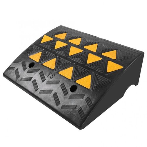 2pcs Heavy Duty Rubber Curb Ramps Driveway Threshold Ramp fo
