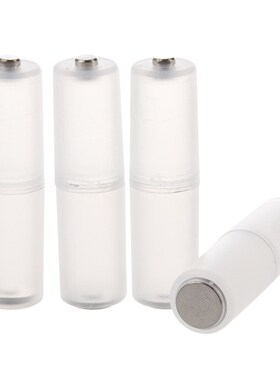 SODIAL(R) 4 Pcs AAA to AA Battery Cell Converter Adaptor Cyl
