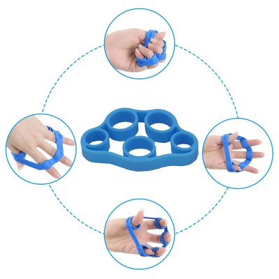 Hand Gripper Silicone Finger Expander Exercise Hand Grip Wri