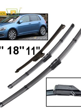 3PCS Windshield Windscreen Wiper Blades For VW Golf 7 MK7 20