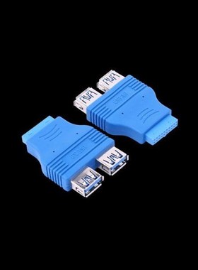 2 Port USB 3.0 A Female to 20 Pin Header Motherboard Cable 2