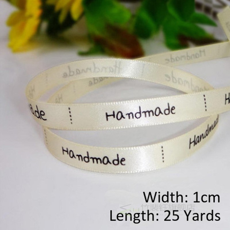 25Yards Handmade Ribbon Cream Pink Color Wrapp