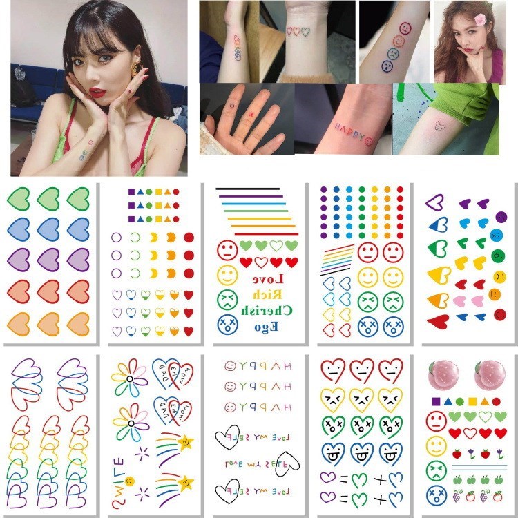 30pcs Woman Waterproof Temporary Tattoo Fake Tattoo Sticker