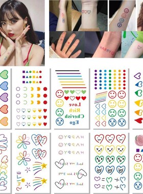 30pcs Woman Waterproof Temporary Tattoo Fake Tattoo Sticker