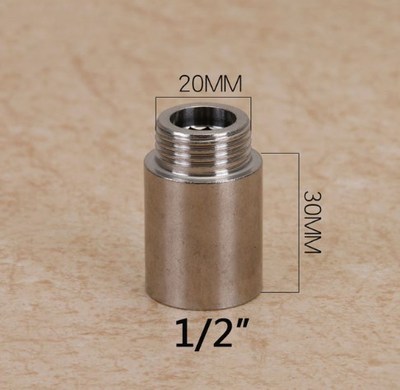 Stainless steel pipe coupler 1/2