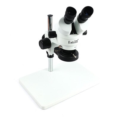7-45X Binocular Stereo Microscope 10X Eyepiece Lens+56 LED R