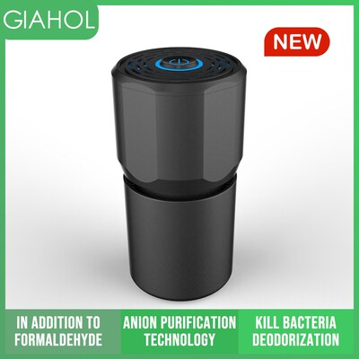 USB Car Air Purifier HEPA Mini Portable air Cleaner Ionizer