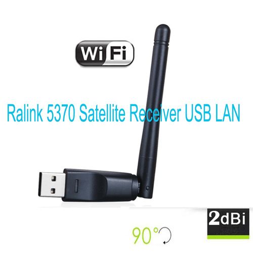 Ralink 5370 Mini USB WiFi 2Dbi Antenna LAN Adapter for Satel