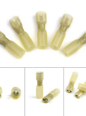 10PCS Heat Shrink Butt Connectors Insulated 12-10AWG Female