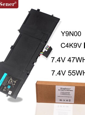 7.4V 55WH C4K9V New Laptop Battery for DELL XPS 12 XPS13- L3