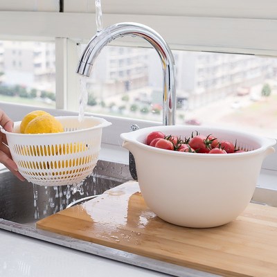 Creative Japanese basket xiancai basins fruit bowl home