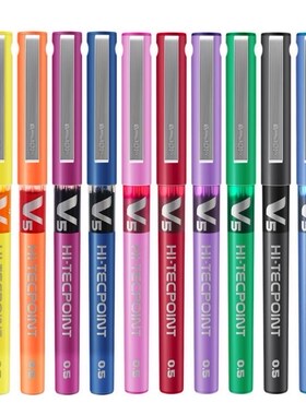 Pilot Pens Hi-Tecpoint 0.5 mm Gel Pens V5 Disposable Pen BX-