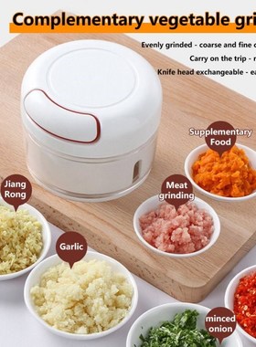 Garlic Chopper Shredders Grinders Crusher Portable Stainless