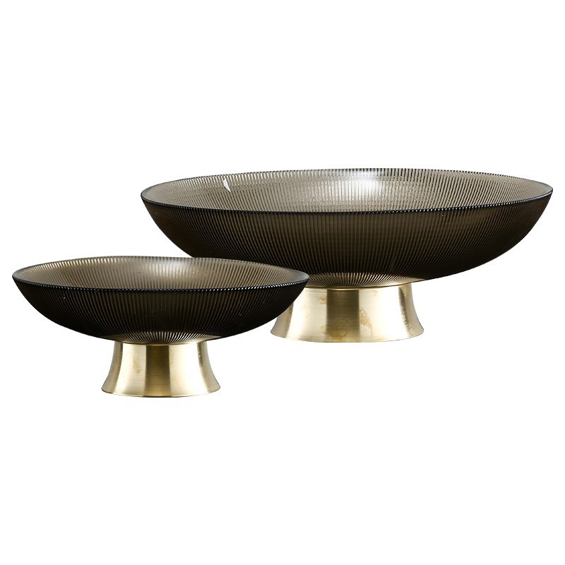Lightweight household furnishing articles of luxury glass
