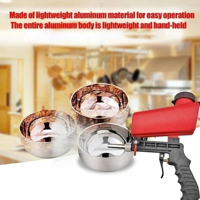 90psi Portable Gravity Sandblasting Gun Aluminium Pneumatic