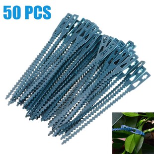 50pcs Adjustable Plastic Plant Cable Ties Reusable Cable Tie