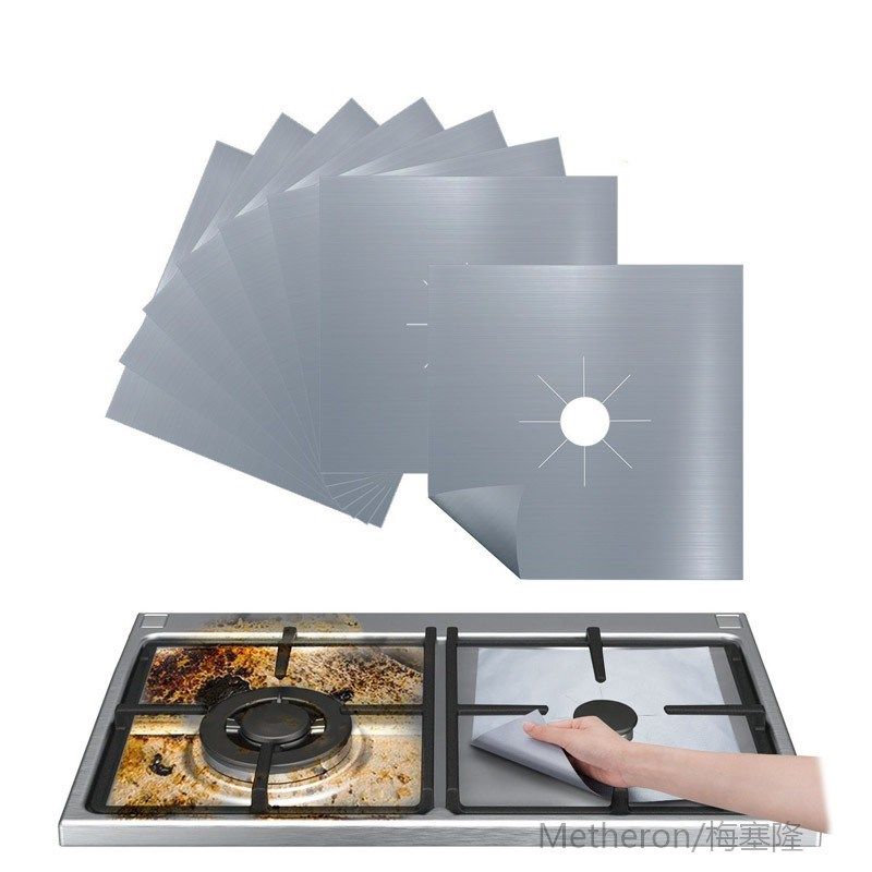 reusable gas range stove top burner protector liner cover fo
