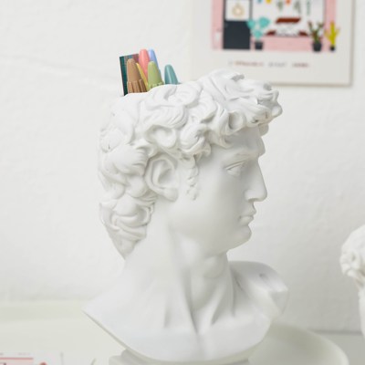 Nordic ins David sculpture pen container restoring ancient