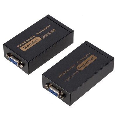 VGA Network Video Extender Booster Sender 1080P 100m RJ45 CA