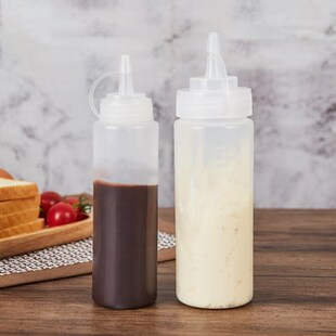 Ketchup Squeeze Bottle With Cap Plastic Cake Decorating Tool