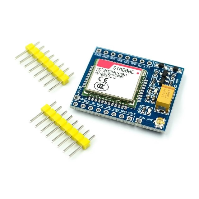 5V 3.3V SIM800C GSM GPRS Electronic PCB Board Module TTL Dev