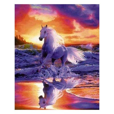 5D Diy Full Drilling Diamond Painting Horse Animal Diamond