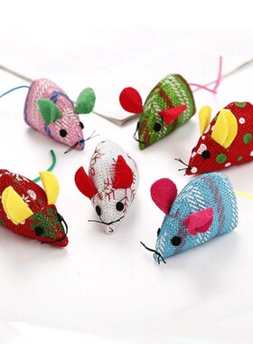 New 1/2/3/5Pcs/lot Mix Pet Catnip Mice Cats Toys Christmas M