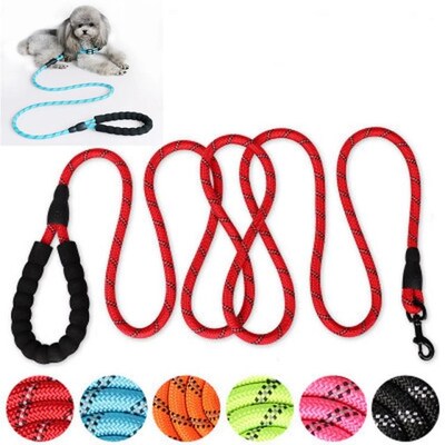 Reflective Durable Large Dog Leash Training Running Rope Med