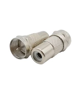 2pcs/lot F Type Male to RCA Female RF Coaxial Adapter F Plug