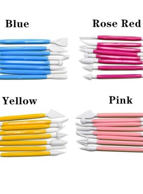 8Pcs New Plastic Clay Sculpting Set Wax Carving Pottery Tool