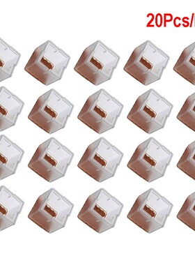 20Pcs/Set Square Bottom Silicone Wood Floor Protect Chair Le
