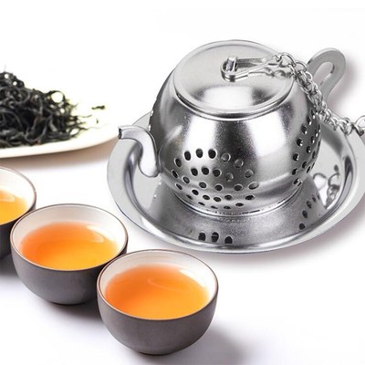 Tea Infuser Stainless Steel Tea Strainer Teapot Shape Infuse