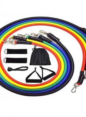 11pcs Professional Available Pull Up Assist Bands Body Build