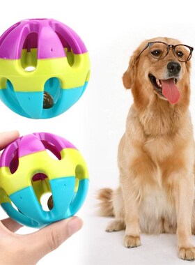 ABS Jingle Ring Ball Pet Toy For Cat Dog Puppy Happy Jingle