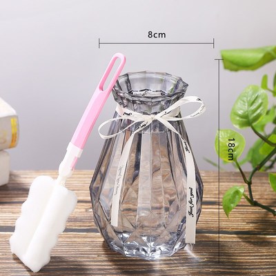 Transparent glass vase Nordic dried flower arranging flowers