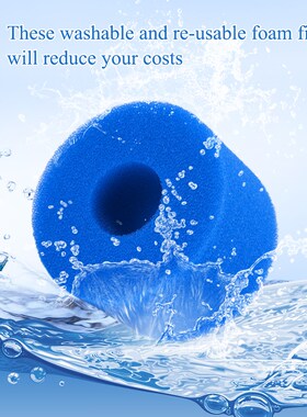 Foam Filter Sponge Reusable Intex Bubble Washable Biofoam Sw